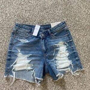 American eagle blue jean shorts